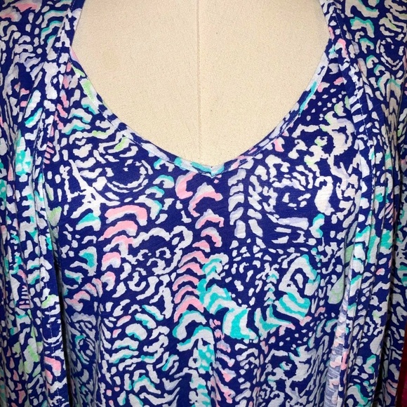 Lilly Pulitzer NWT GIGI Tank Top & Kimono Jacket Move It or Lose It - Picture 6 of 12